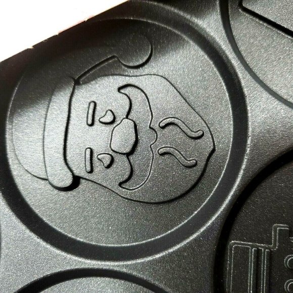 Nordic Ware Holiday Snowman Angel Pancake Pan Cast Aluminum Non-stick - Picture 9 of 13